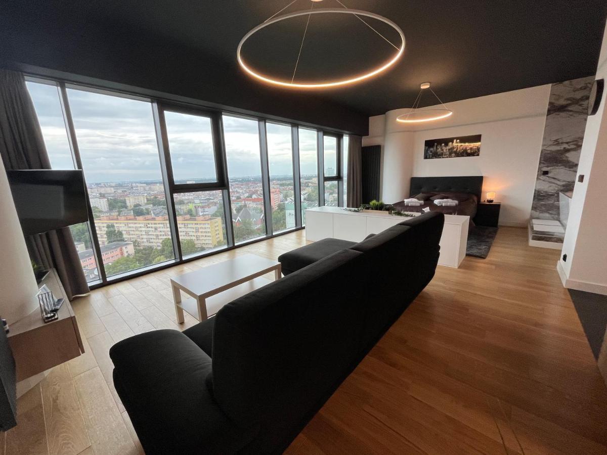 Hanza Tower - Luxurious Apartment 60M2 - 15Th Floor City View Szczecin Luaran gambar
