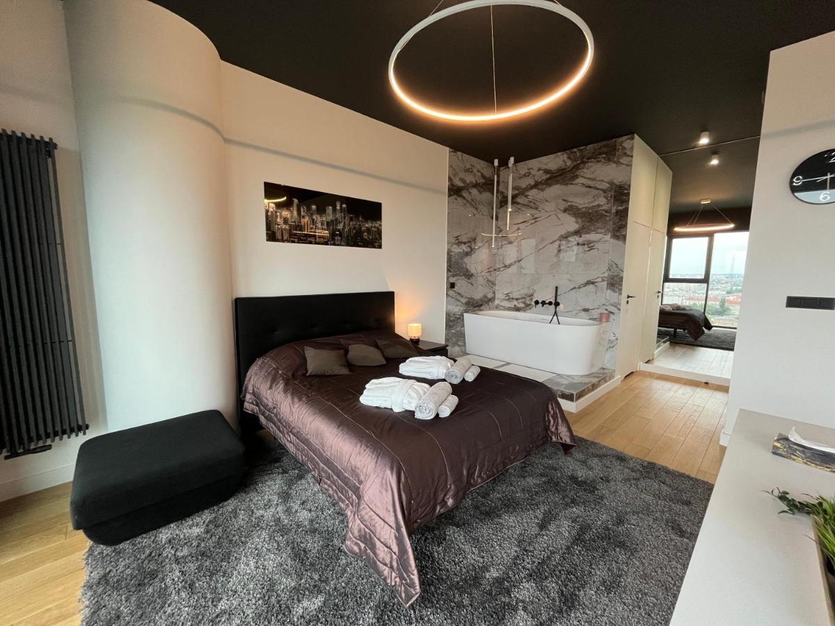 Hanza Tower - Luxurious Apartment 60M2 - 15Th Floor City View Szczecin Luaran gambar